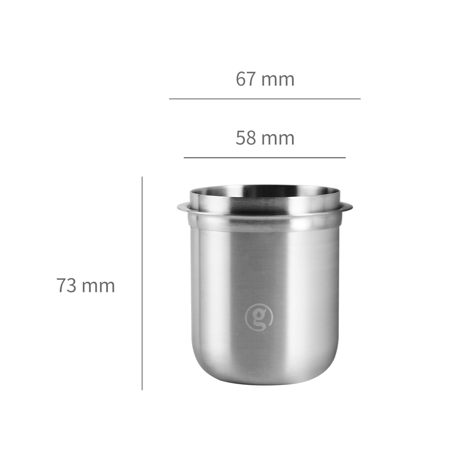 58mm Stainless Steel Dosing Cup - Gemilai