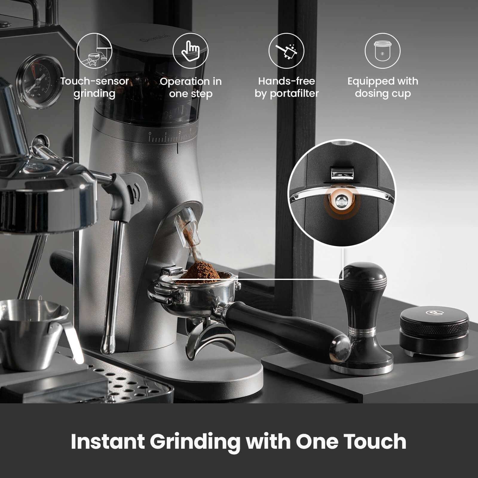 OPEN BOX Molight G9010B Coffee Grinder - Gemilai