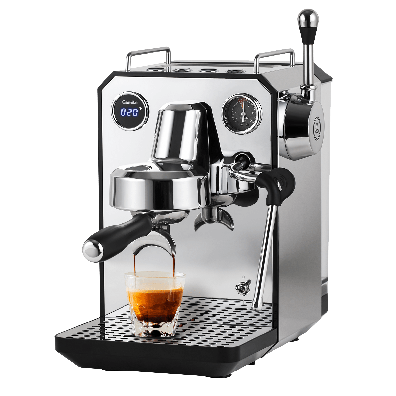 Gemilai Owl G3006 Semi-Automatic 15 Bar Home Espresso Coffee