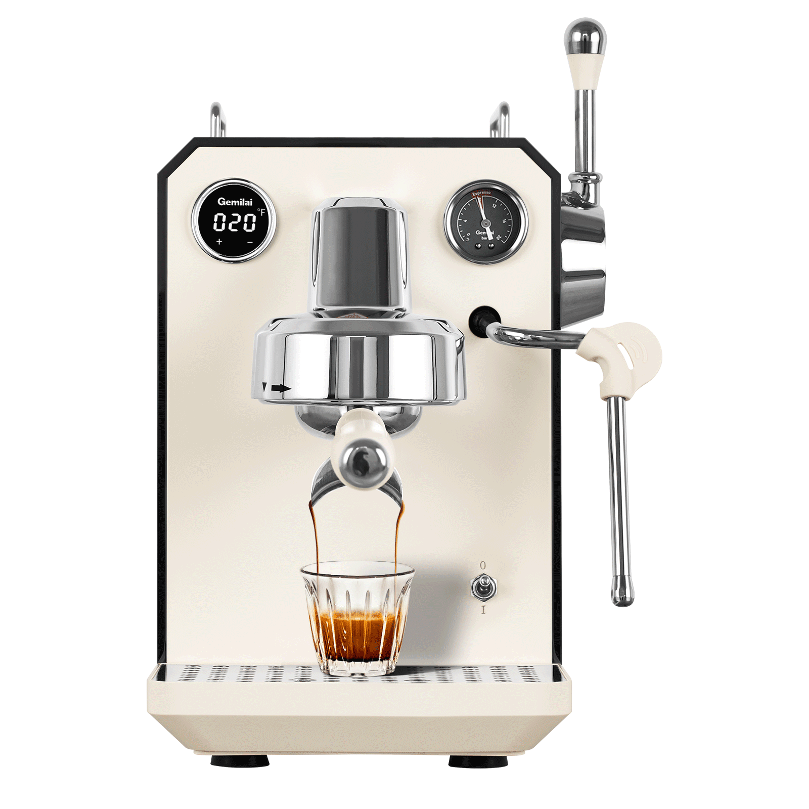 Gemilai Owl G3006 Semi-Automatic 15 Bar Home Espresso Coffee