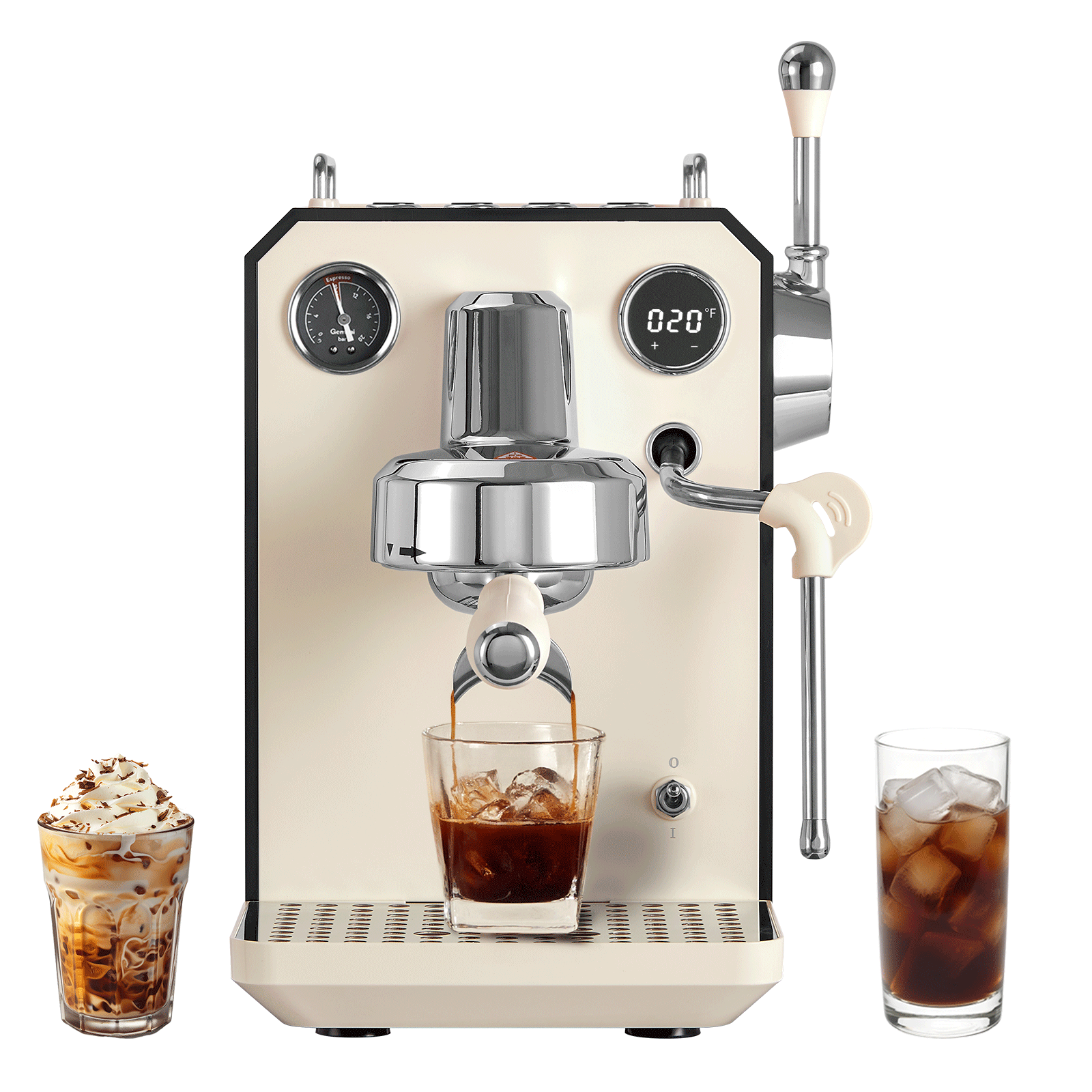 Owl G3006A Espresso Machine with Hot & Cold Dual Brew - Gemilai