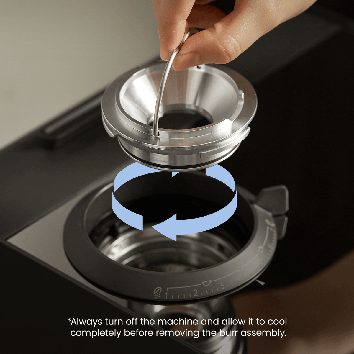 Clean-up without tools