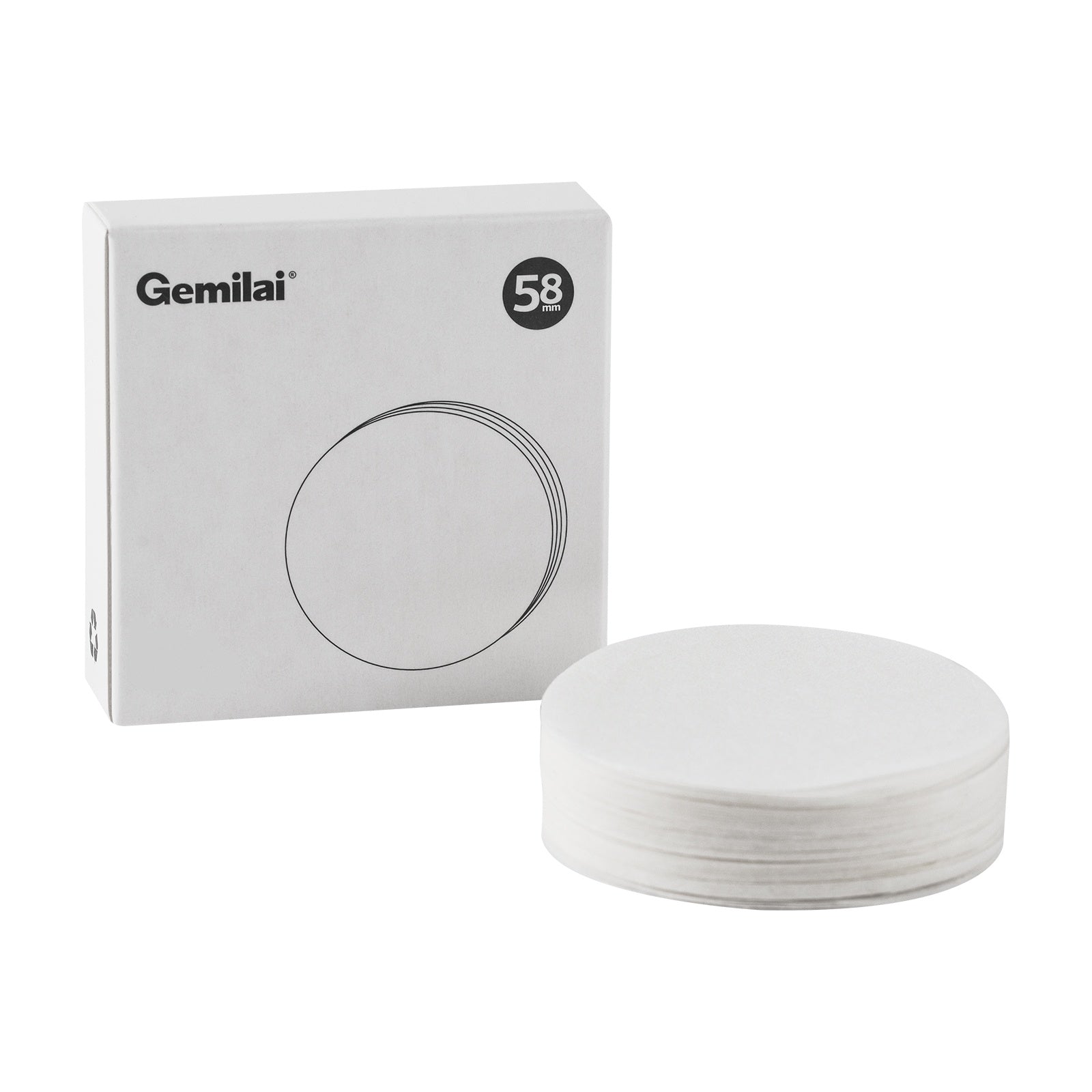 58mm Espresso Paper Filters - Gemilai