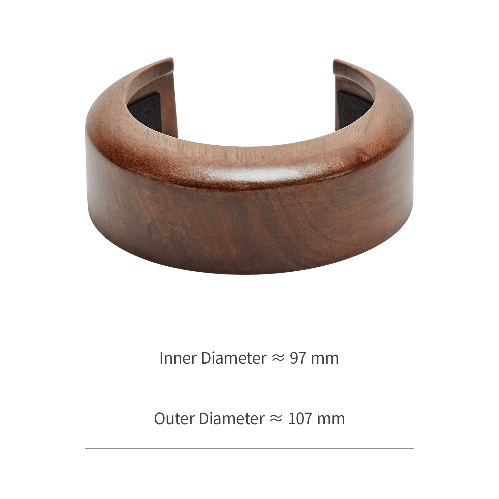 E61 Group Head Cover for G3038A – Walnut Wood Anti - Scalding Protection - Gemilai