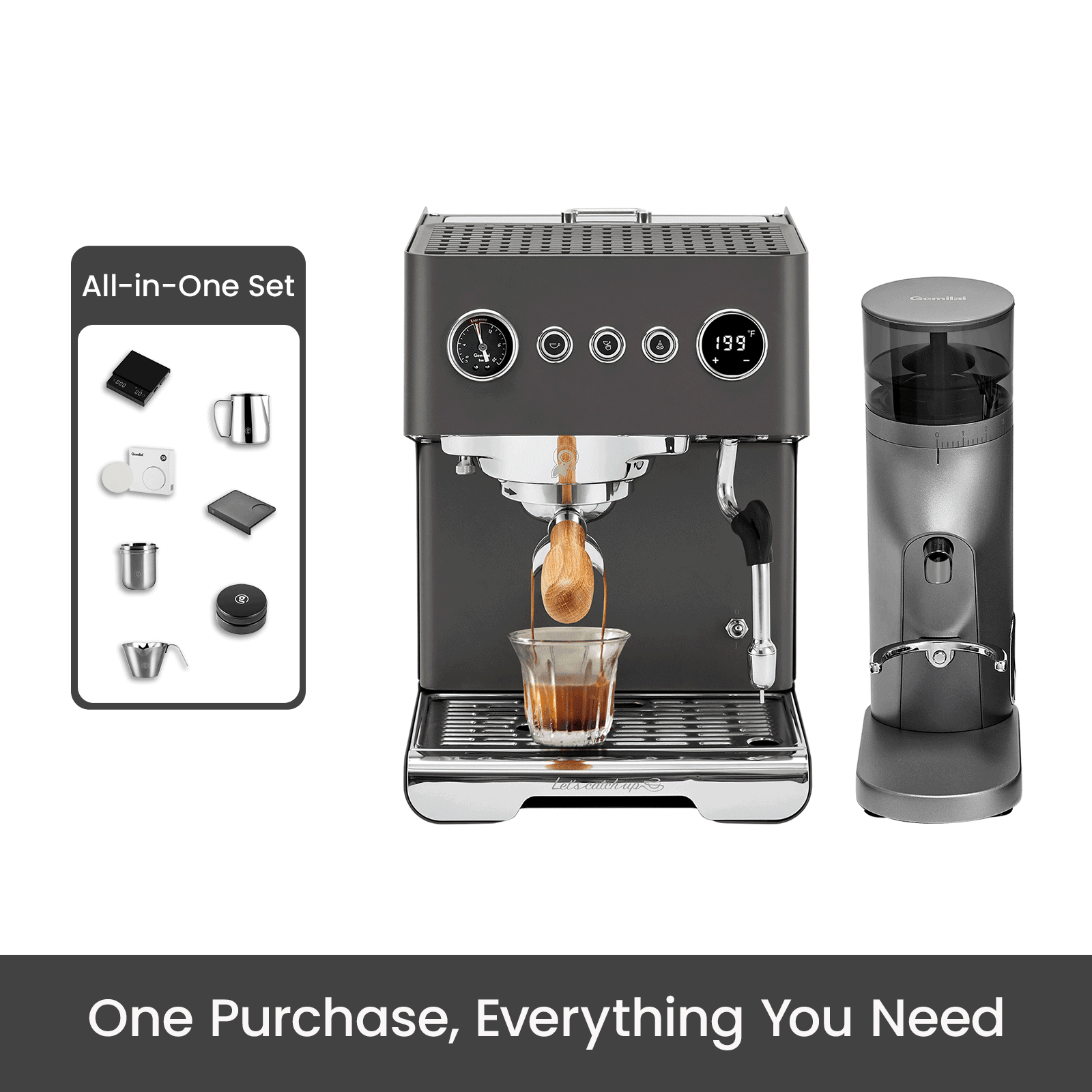 Ele G3028A All-in-One Coffee Setup - Gemilai