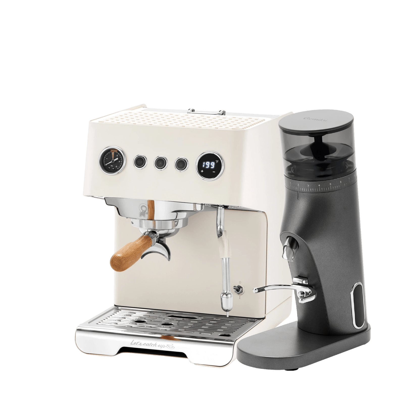 Ele G3028A Espresso Machine with G9010B Coffee Grinder - Gemilai