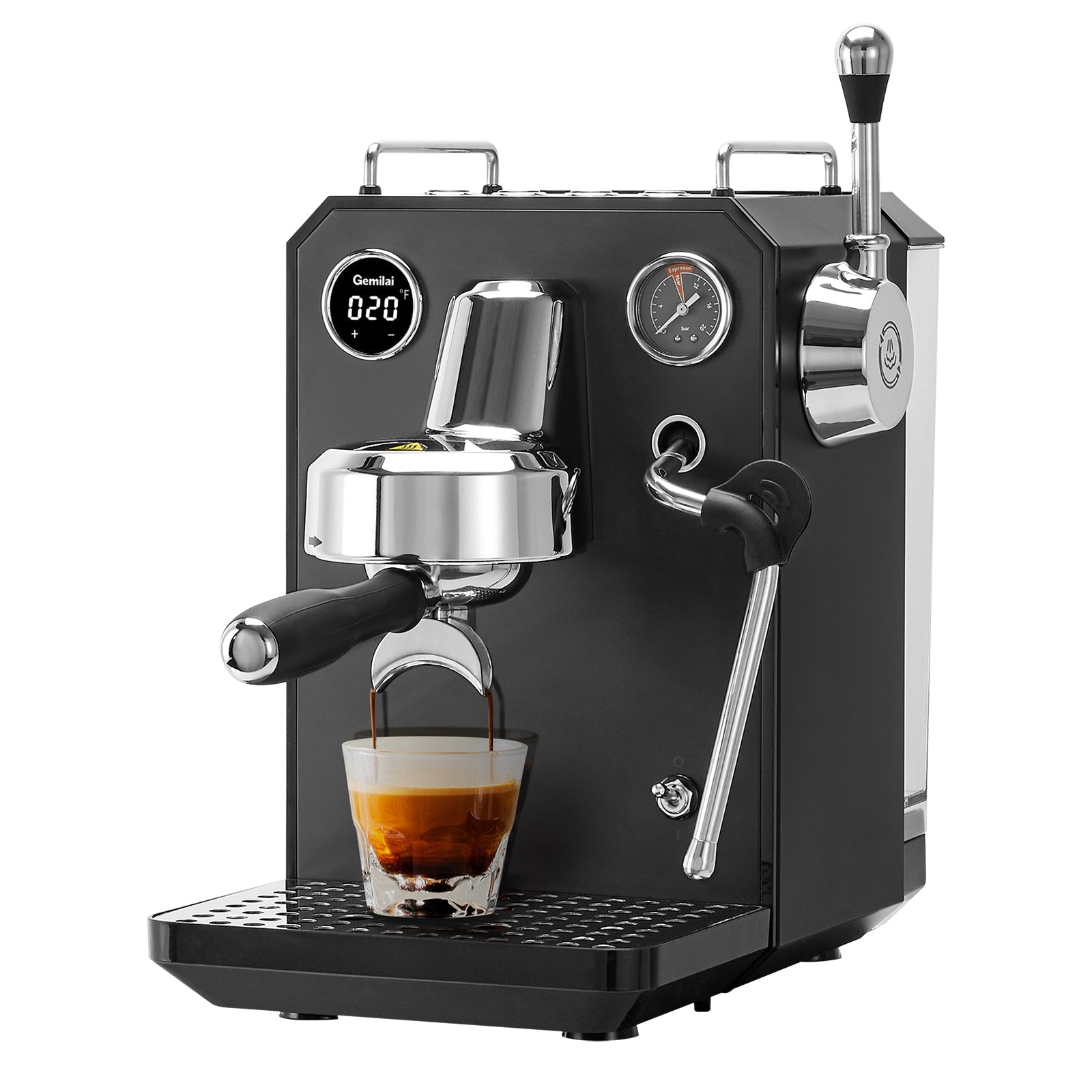 Gemilai Owl G3006 Semi-Automatic 15 Bar Home Espresso Coffee