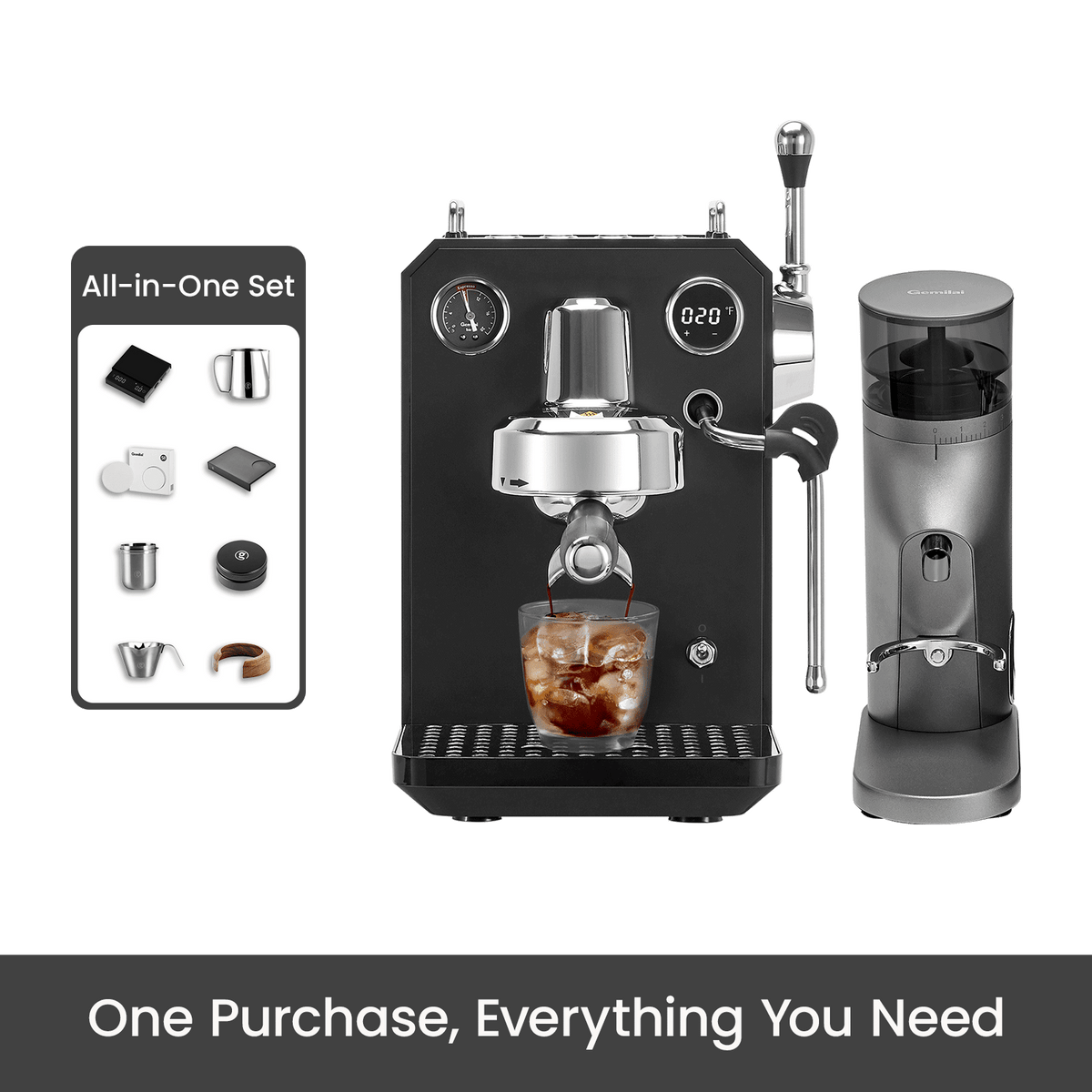Owl G3006A All-in-One Coffee Setup (with Hot & Cold Dual Brew) - Gemilai