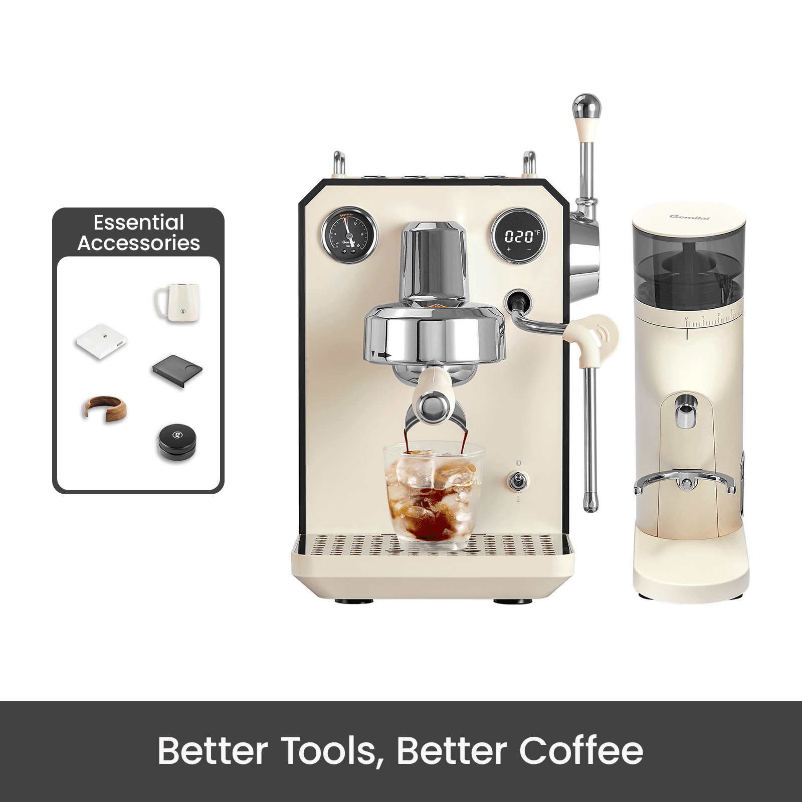 Owl G3006A Home Barista Bundle (with Hot & Cold Dual Brew) - Gemilai