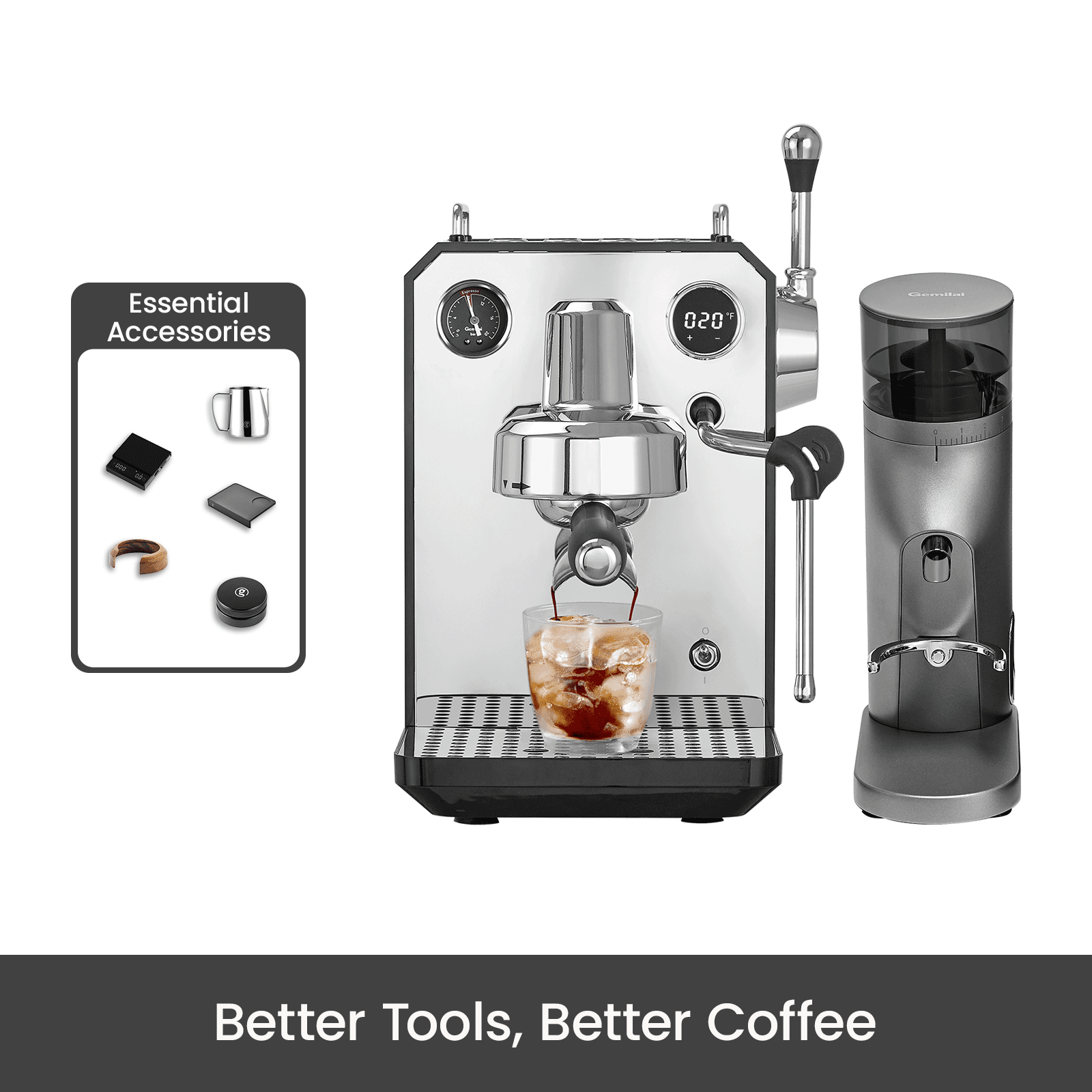 Owl G3006A Home Barista Bundle (with Hot & Cold Dual Brew) - Gemilai