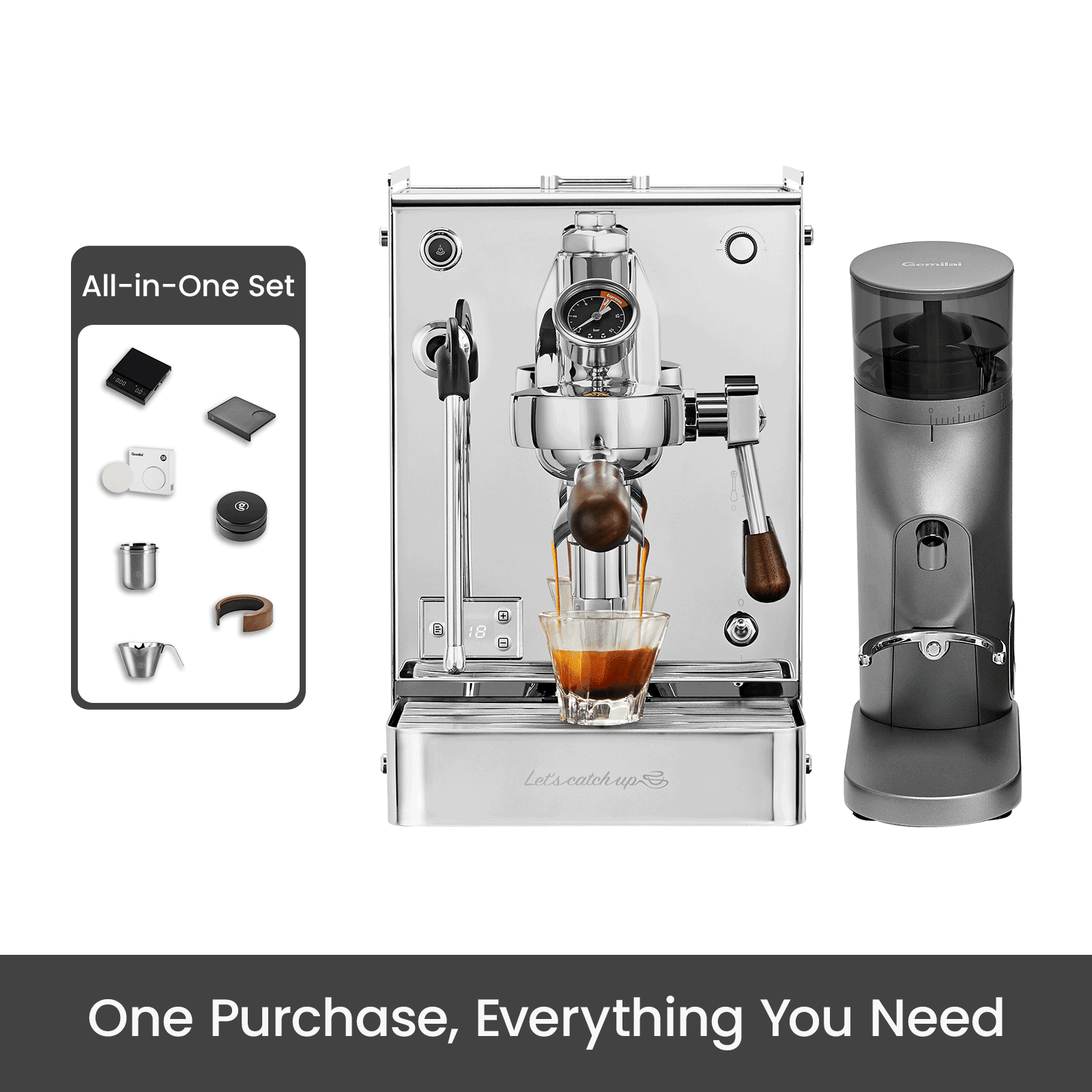 Whale G3038A All-in-One Coffee Setup - Gemilai