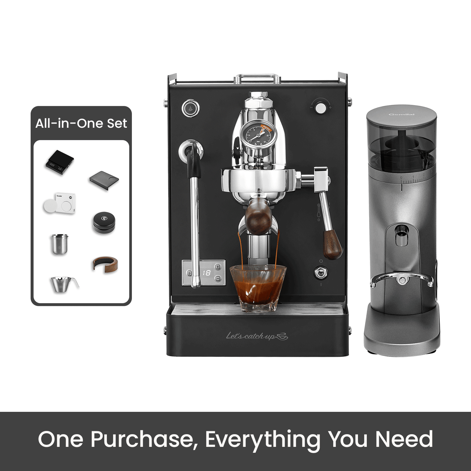 Whale G3038A All-in-One Coffee Setup - Gemilai