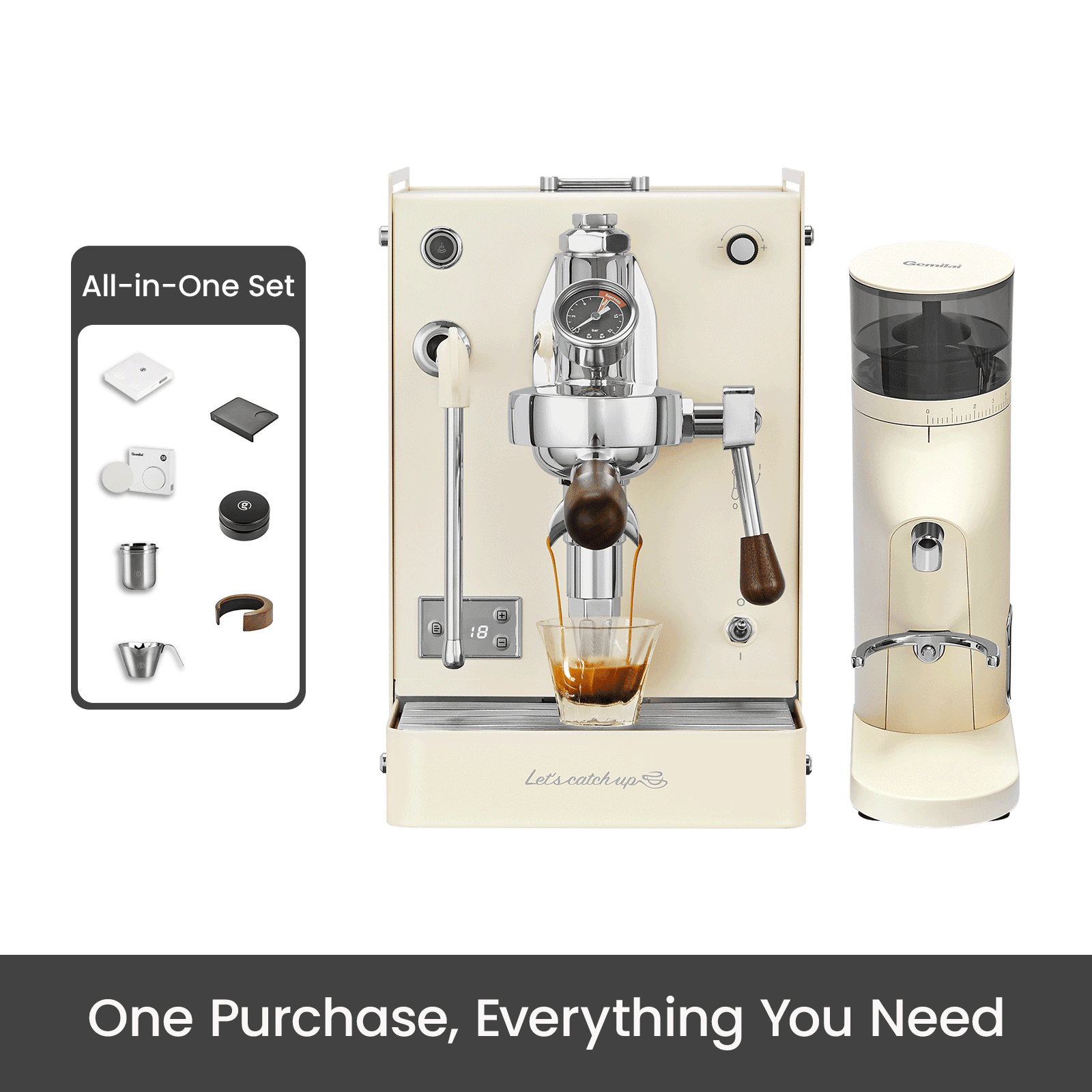 Whale G3038A All-in-One Coffee Setup - Gemilai